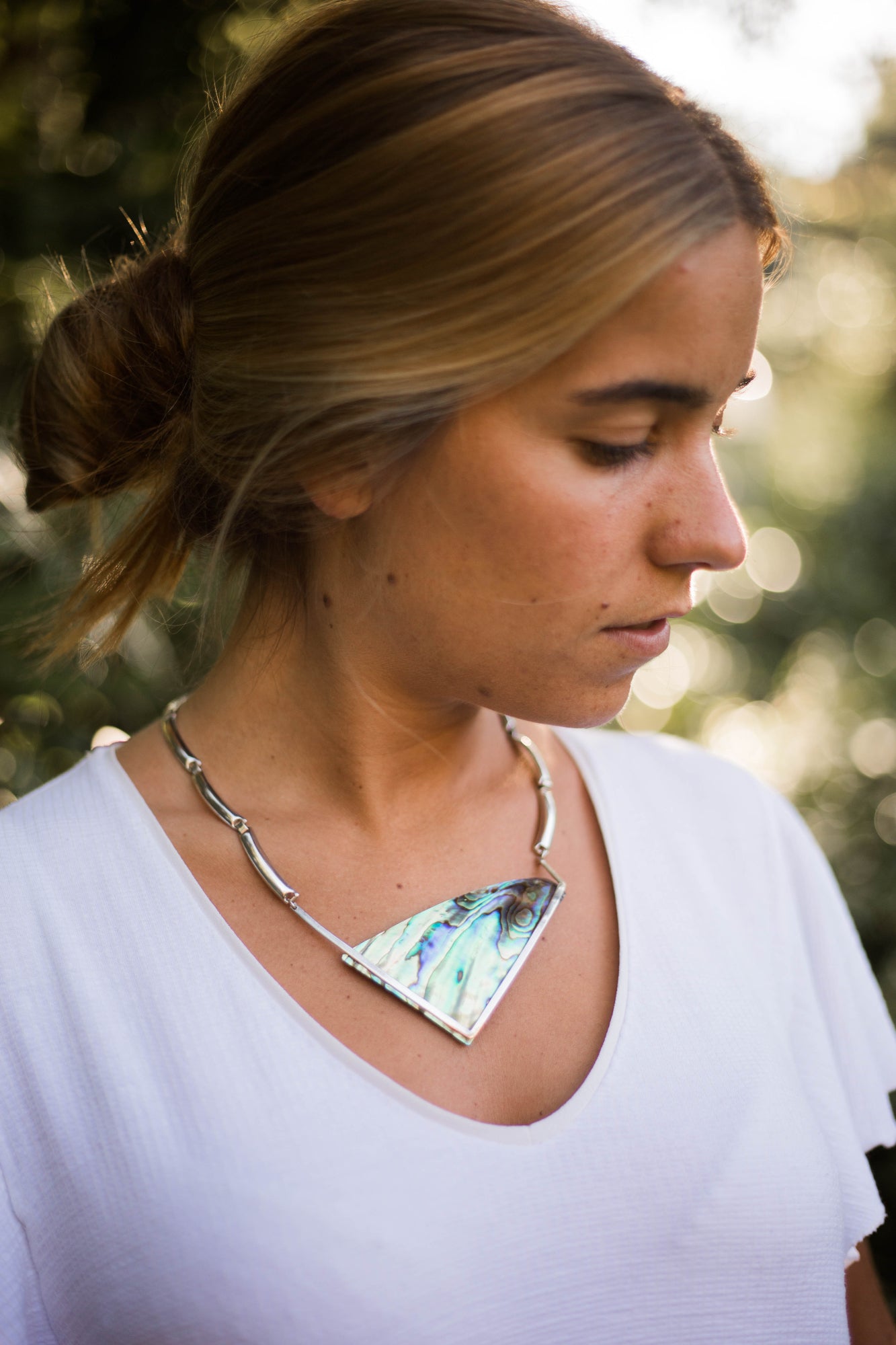 COLLAR PAUA SHELL - NEW ZEALAND ISLAND