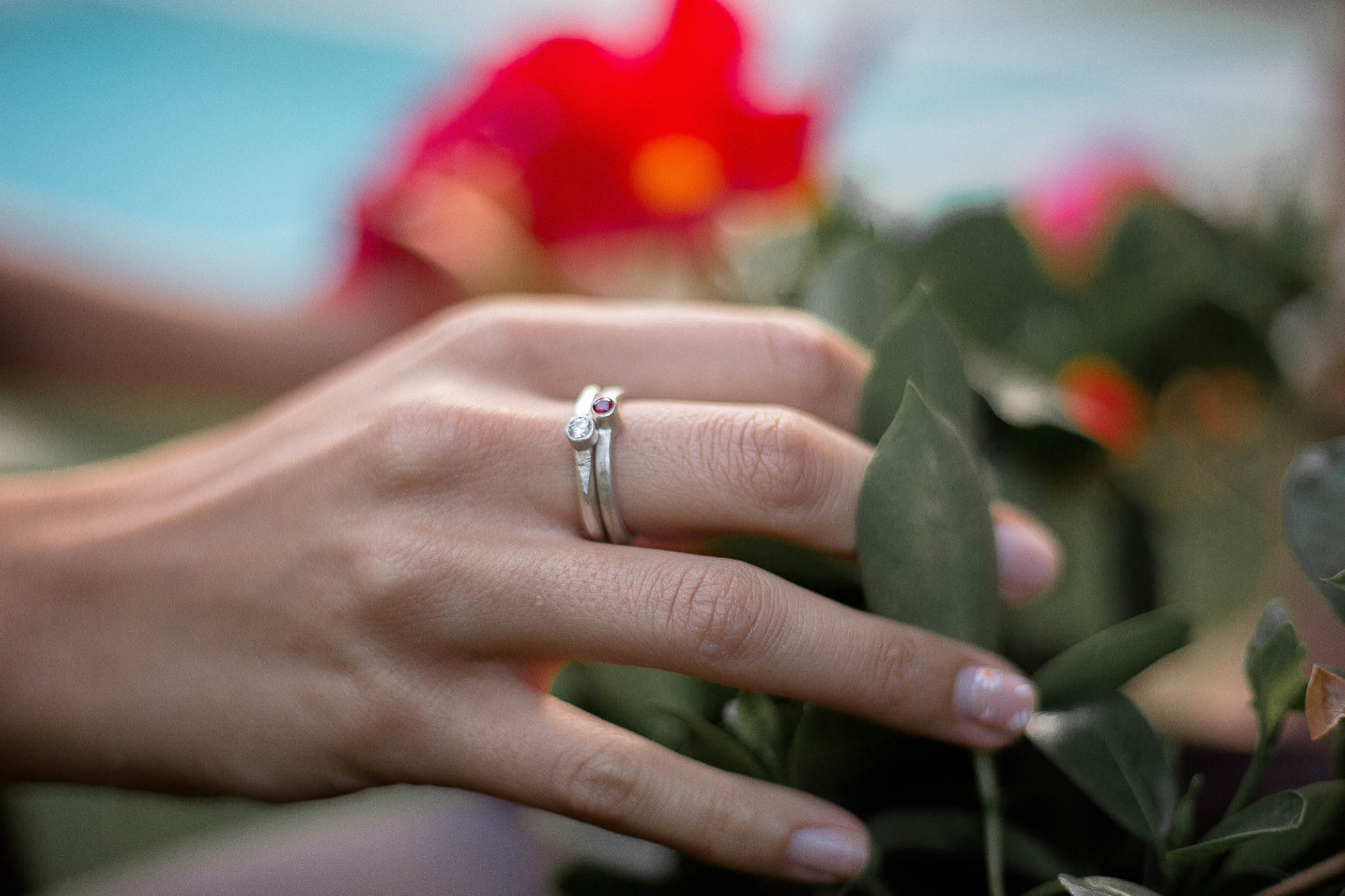 ANILLO CIRCONITA Y PLATA - BRIGHT