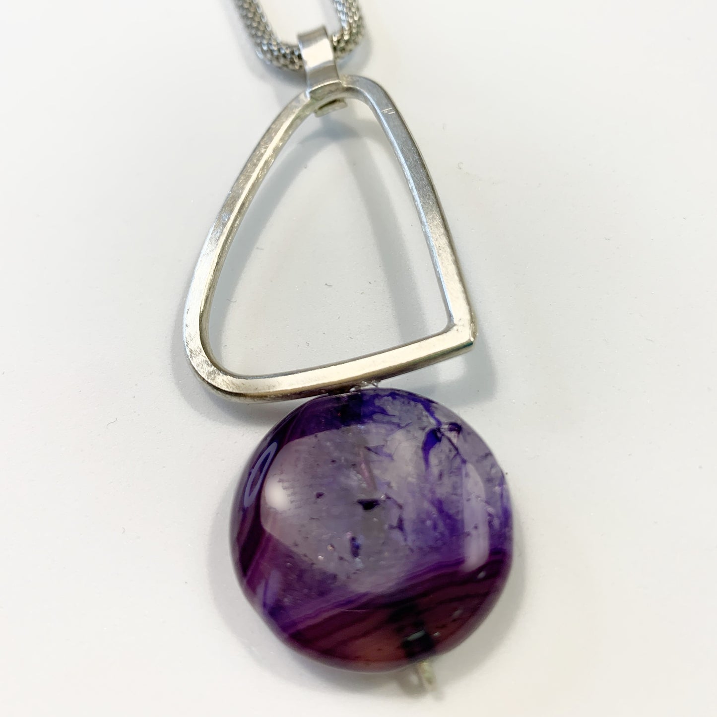 COLGANTE LILA Y PLATA - PURPLE BALANCE